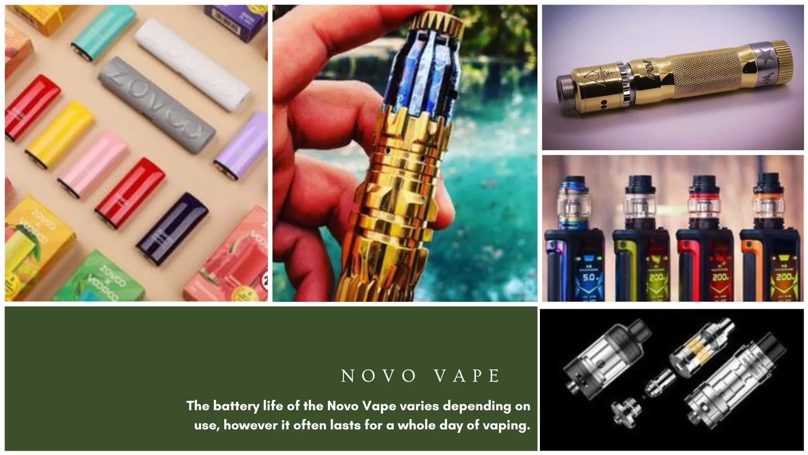 How long does the Novo Vape battery last